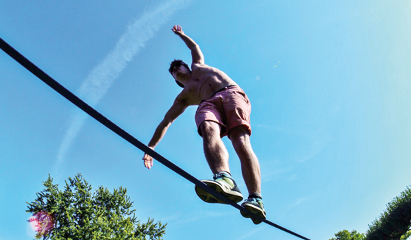 Slacklinen Macht Viel Spass Da Draussen Re Flect Stuttgart