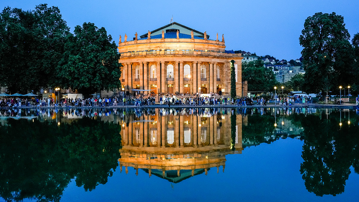 Ballett im Park 2025 vor der Staatsoper im oberen Schlossgarten in Stuttgart
